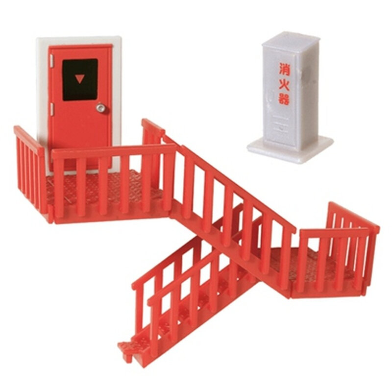 عصر Tarlin Gashapon لعبة الكبسولات مرحلة غير عادية 3 الطوارئ الهروب الدرج مغناطيس الثلاجة الديكور نموذج هدايا الاطفال