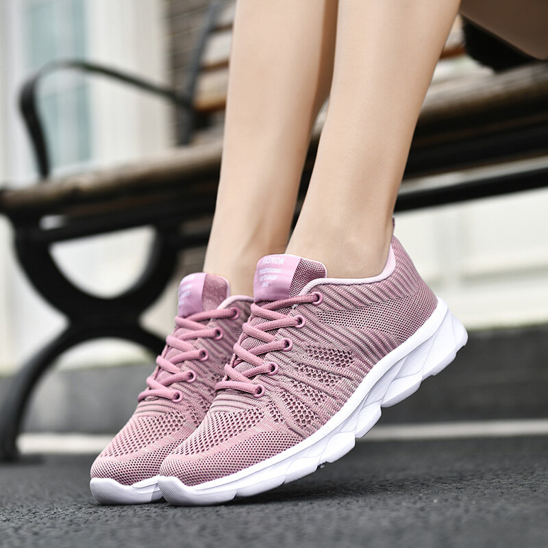 Women Casual Shoes 2022 New Fashion Breathable Mesh Non-slip Unisex Walking Shoes Outdoor Comfortable Light Hiking Shoes 36-46