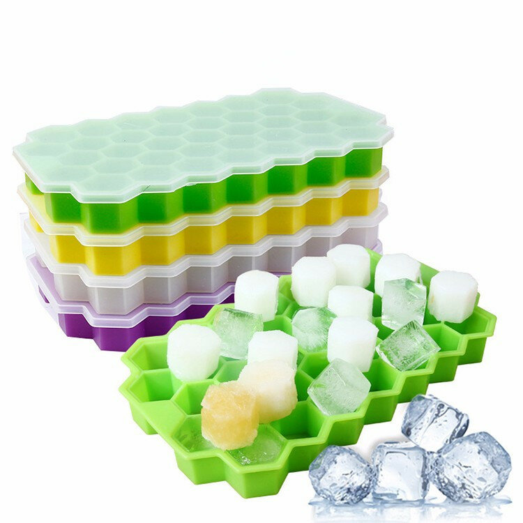 15 grade/24 grade/37 grade silicone ice cube maker bandeja cubo de gelo com tampa forma molde de gelo para gelo cozinha uísque cocktail acessório