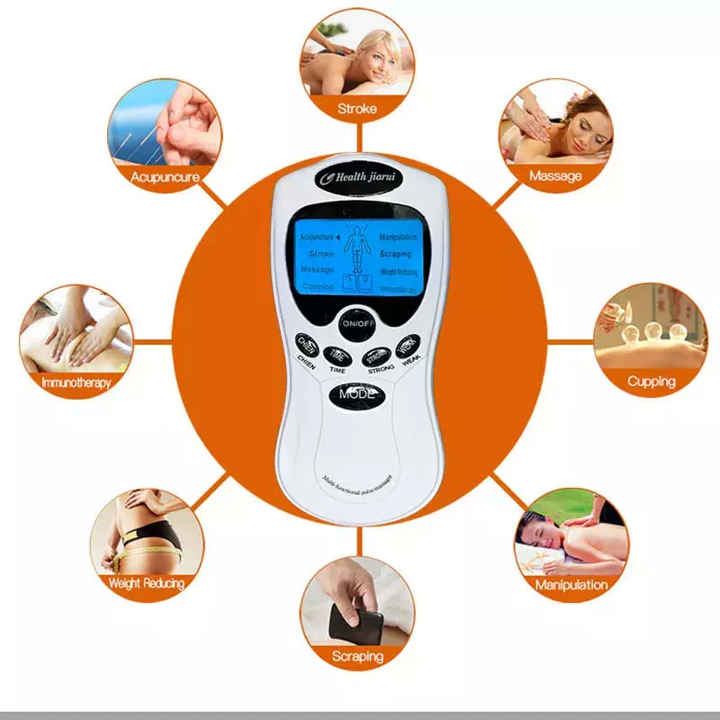Corpo elétrico dezenas músculo pescoço massageador volta pé joelho meridiano terapia máquina de massagem emagrecimento eletrônico relaxar almofada estimulador