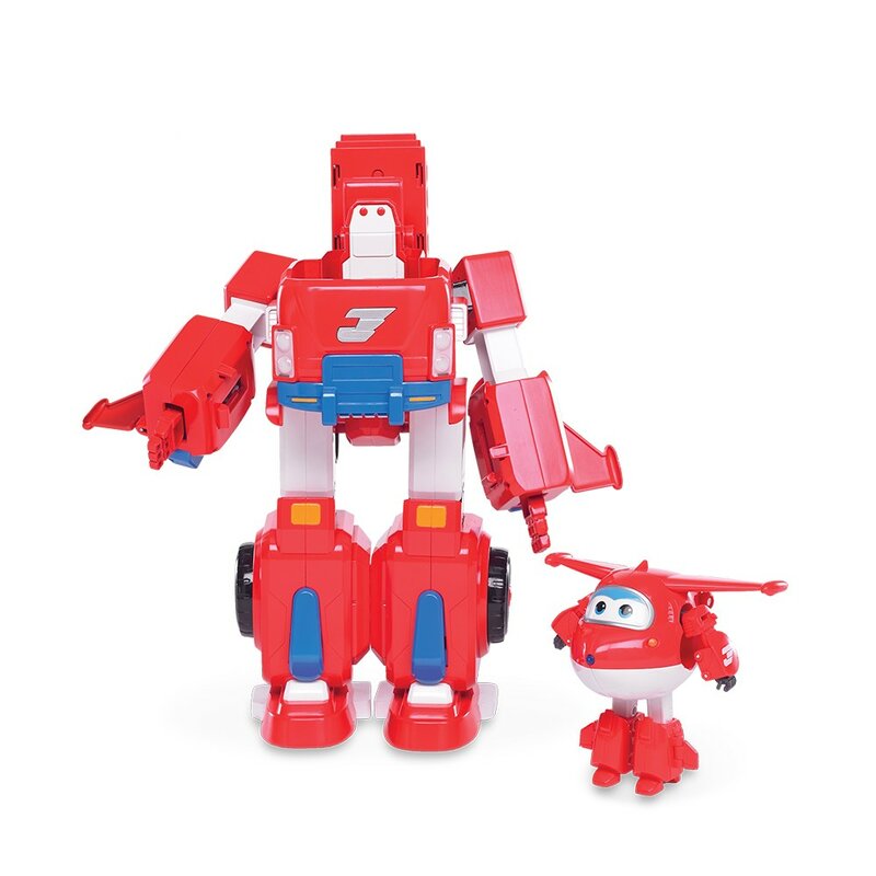 Super Flügel 7 "Roboter Set Verwandeln Fahrzeug Mit 2" Verformung Action Figure Robot Transforming Flugzeug Spielzeug Kid Geburtstag geschenk