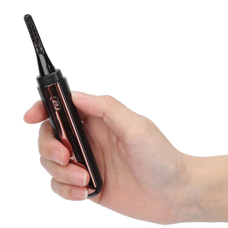 USB Electric Eyelash Curler LCD Display Heated Eyelash Clip Type C Charging Portable Adjustable Temp for Home for Salon