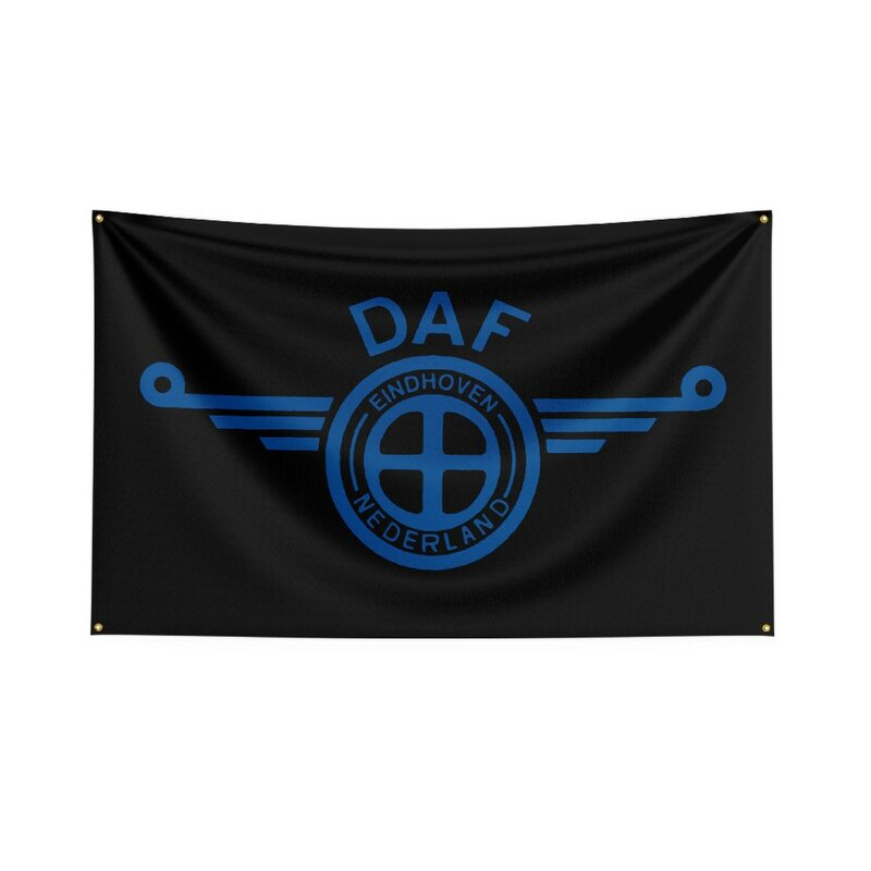 Bandera DAF de poliéster con logotipo impreso Digital, cartel para coche y Club, 3x5 pies
