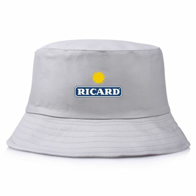 Unisex lato RICARD kapelusze wiadro mężczyzna kobiet bawełna Ricard rybak czapki dziewczyna chłopiec odkryty Sport Chapeau Bob Ricard Panama kapelusz
