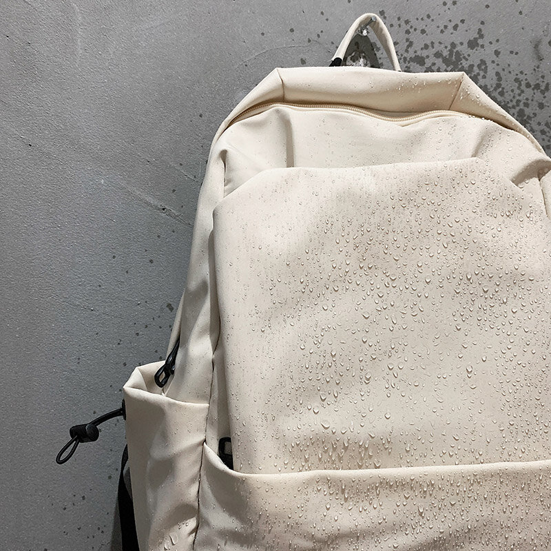 HOCODO – sac à dos unisexe de couleur unie pour hommes, sac d'école pour adolescents, sac de voyage à épaule, nouvelle collection
