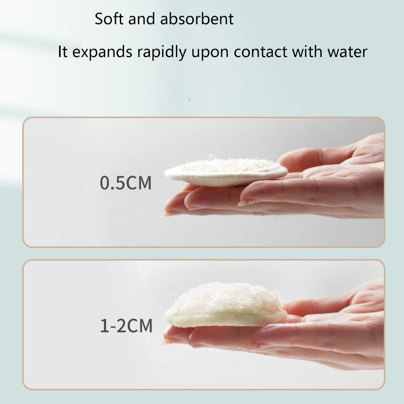 Natural Loofah Sponge Bathtub Exfoliating Bath Glove Towel Skin Disc Pad Male Female Facial Cleaning Brush Exfoliating Glove