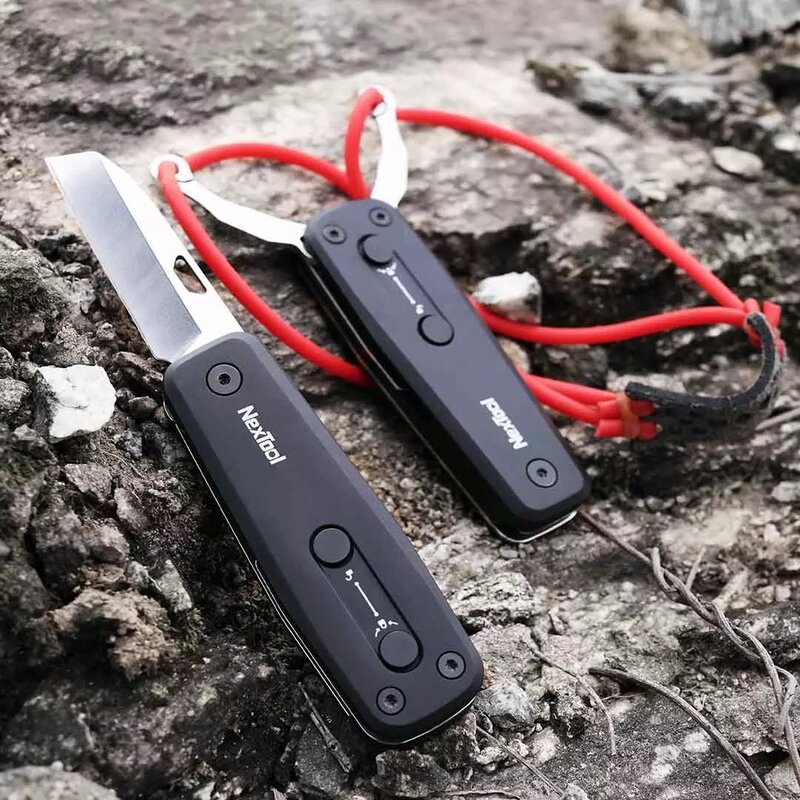 Multifunctional Outdoor Hunting Knife Slingshot Stainless Steel Portable Folding Storage Competitive Shooting Carry Knifebow Bow