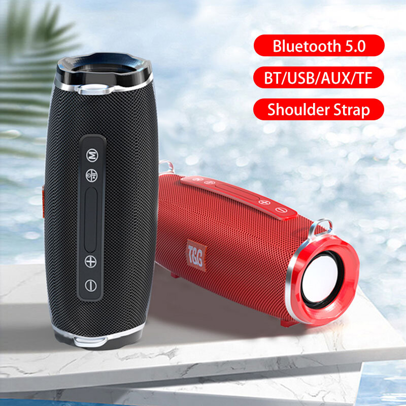 Enceinte Bluetooth, Haut-parleur portable, Radio FM, AUX, TF, USB, caisson De basses, Boombox, Bluetooth, Enceinte