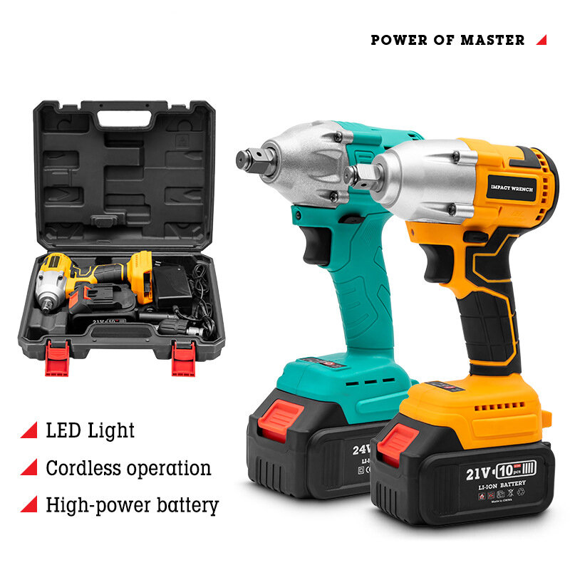 Wireless Power Tool Impact Wrench Electric Wrench Screwdriver Charging Wrench Power Tools Electric Drill 220 V Rechargeable Tool