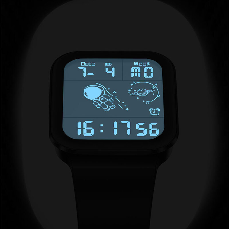 Часы наручные LIGE Мужские Цифровые, брендовые Роскошные модные водонепроницаемые до 30 атм, спортивные с датой