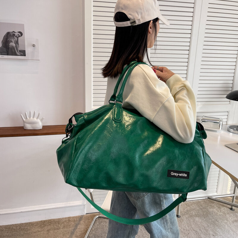 Дорожная сумка YILIAN из мягкой кожи, новинка 2022, модная вместительная сумка для мужчин и женщин, спортивный рюкзак для фитнеса