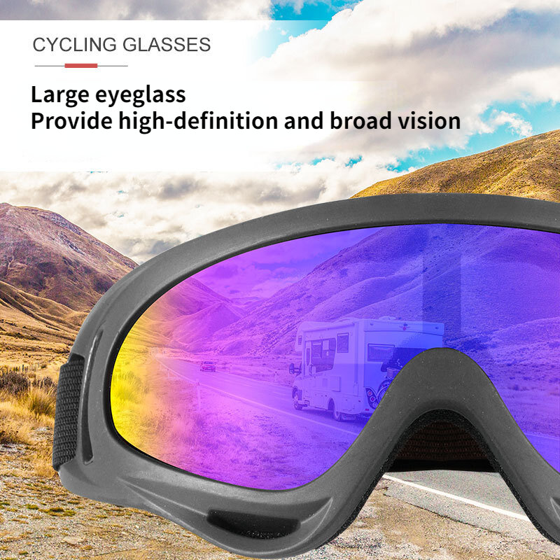 Gafas de viento X400 para motocicleta y esquí, máscara retro Para anteojos para andar en bicicleta al aire libre