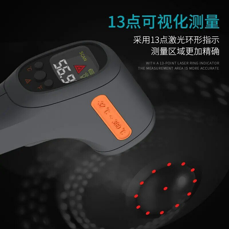 Xiaomi jimihome termômetro infravermelho digital não-contato para caldeira afiar forno de cozimento de água para churrasco óleo laser temperatura arma ferramentas