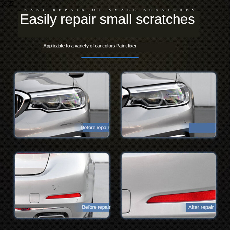 Argento bianco grigio rosso applicatore professionale Waterdichte Touch Up Auto Verf Reparatie Jas Schilderen Pen Car Scratch Remover