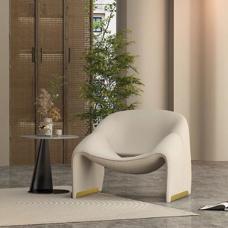 Norden Europa Design Hotel Luxus Einzel Sofa Stilvolle Innen Möbel M-Förmigen Krabben Stuhl Büro Lounge Kaffee Bereich Hocker