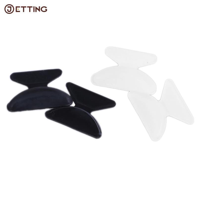 Useful 5 Pairs/lot Soft Non-slip Silicone Nose Pad For Glasses Eyeglasses Sunglass black and white free shipping