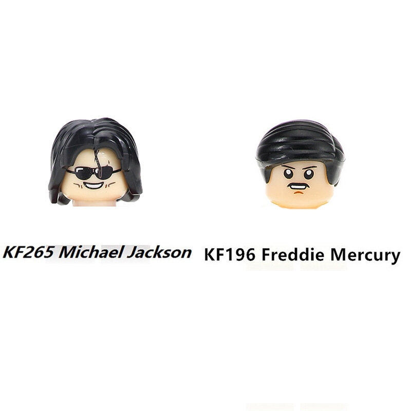 Kf265 Kf196 amerykański piosenkarz montowane cząstki klocki małe elementy figurka Mini blok zabawki edukacyjne dla dzieci