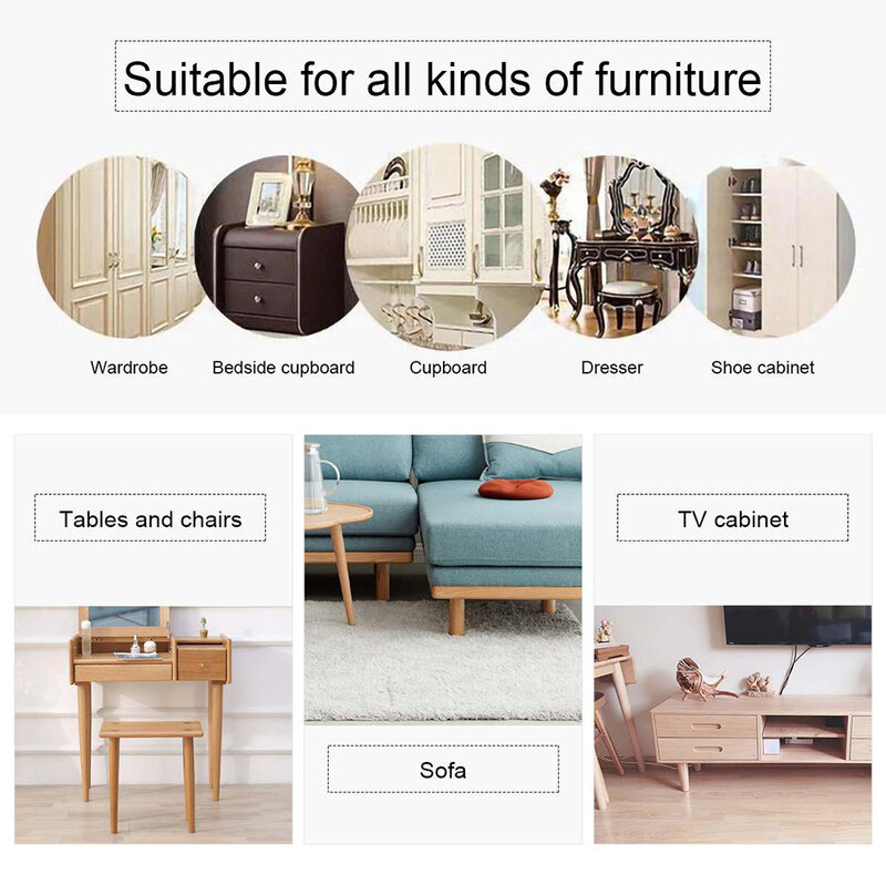 4Pcs Height 10/15/20cm Wood Furniture Legs Angled Square Tapered Legs Sofa Bed Cabinet Table Chair Replacement Feet Sloping Feet