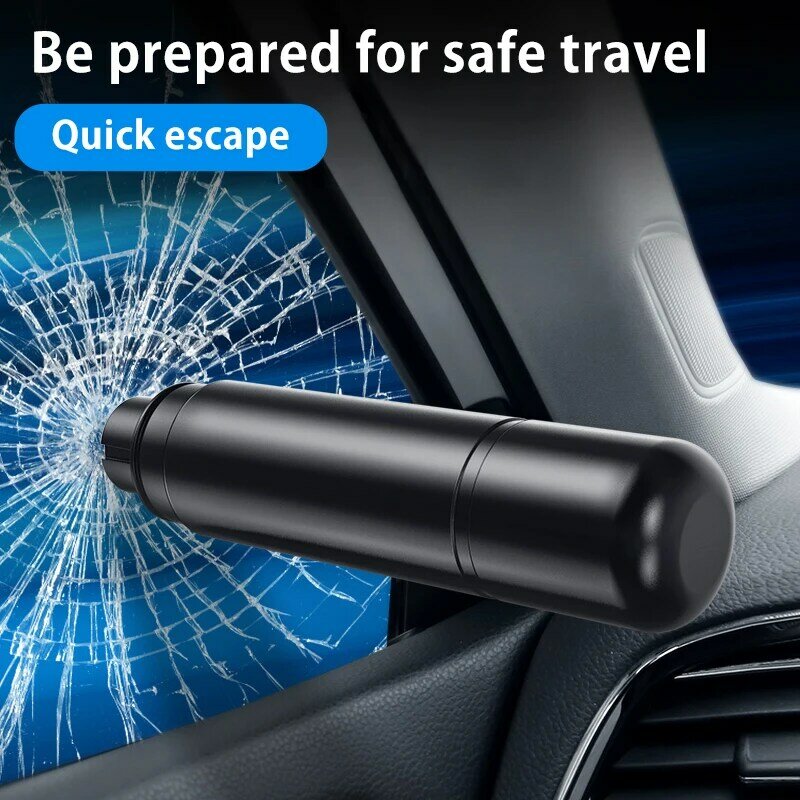 Auto Veiligheid Hamer Auto Nood Glas Venster Breaker Seat Belt Cutter Levensreddende Escape Auto Emergency Tool 1S gebroken Glas