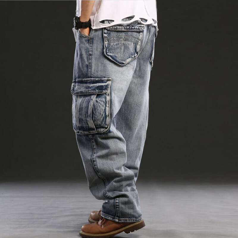 Jean Cargo multi-poches pour hommes, pantalon grande taille 29-46, vêtements militaires décontractés, haute qualité, nouvelle collection 2022, NZ116