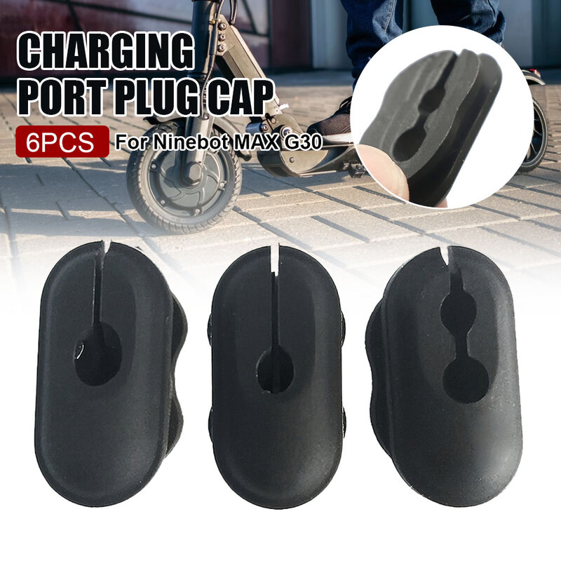 Cable Plugsfor Ninebot MAX G30 Charging Port Dust Plug Rubber Case Electric Scooter Waterproof Silicone Plug Cap