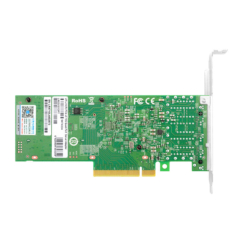 LR-LINK LRES1013PT 10Gb Ethernet RJ45 karta Lan Quad portu PCI Express x8 karta sieciowa Adapter sieci Nic IntelX710-T4 kompatybilny