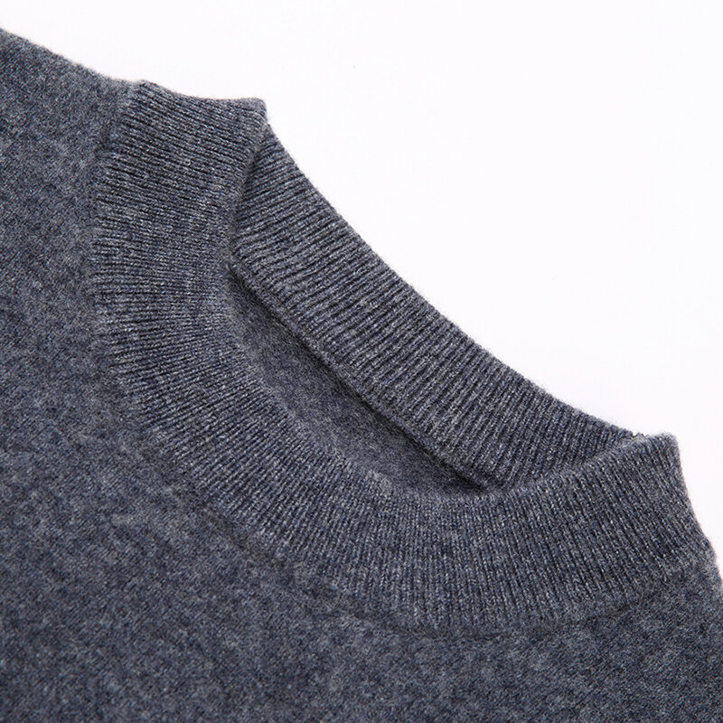 Suéter de lana para hombre, Jersey sencillo de moda para negocios, joven y de mediana edad, con rombos sueltos, con incrustaciones de flores, 2022