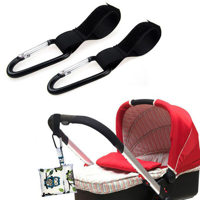 Gancho multiusos para cochecito de bebé, accesorios para silla de paseo, accesorios para carrito de compras, 2 piezas