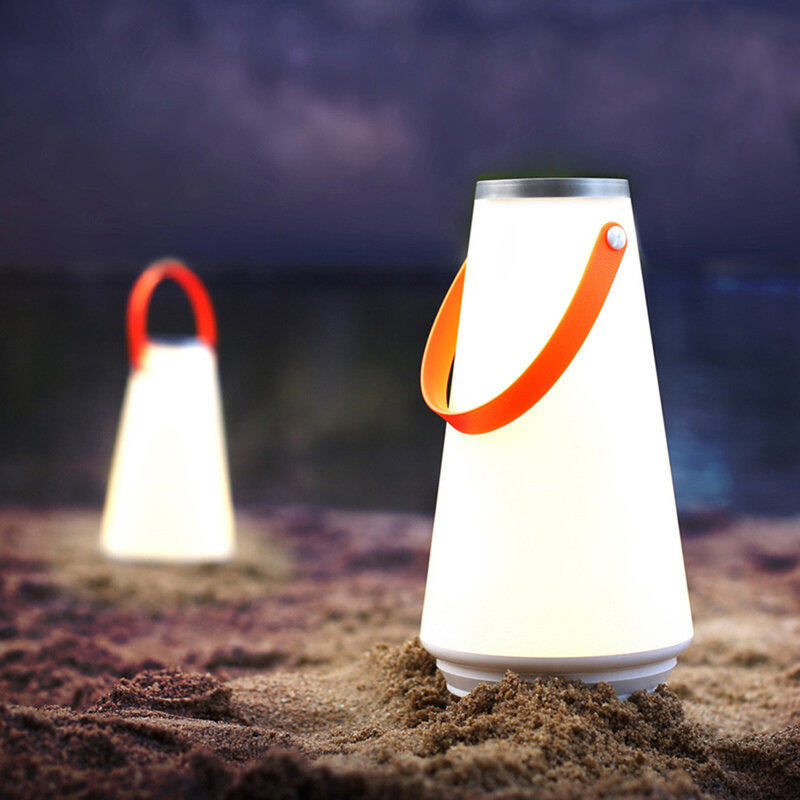 Portátil lâmpada de mesa quarto luz acampamento ao ar livre empresa festa praia nightlights sala estar decoração presente criativo