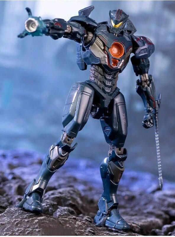 Pacific Rim mecha figura revenge wanderer armor toy modelo obsidian titan ornament monster statue