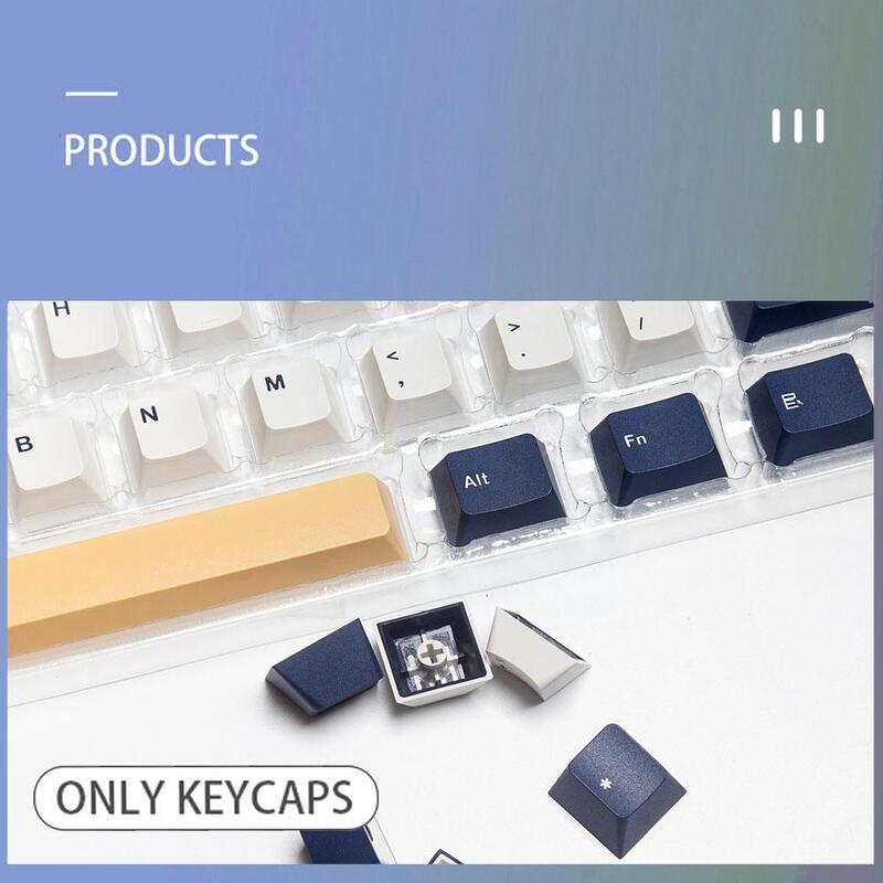 125 مفاتيح Pbt Keycap الشخصي صبغ الفرعية شخصية قبعات مفاتيح رودي للوحة المفاتيح الميكانيكية A3g1