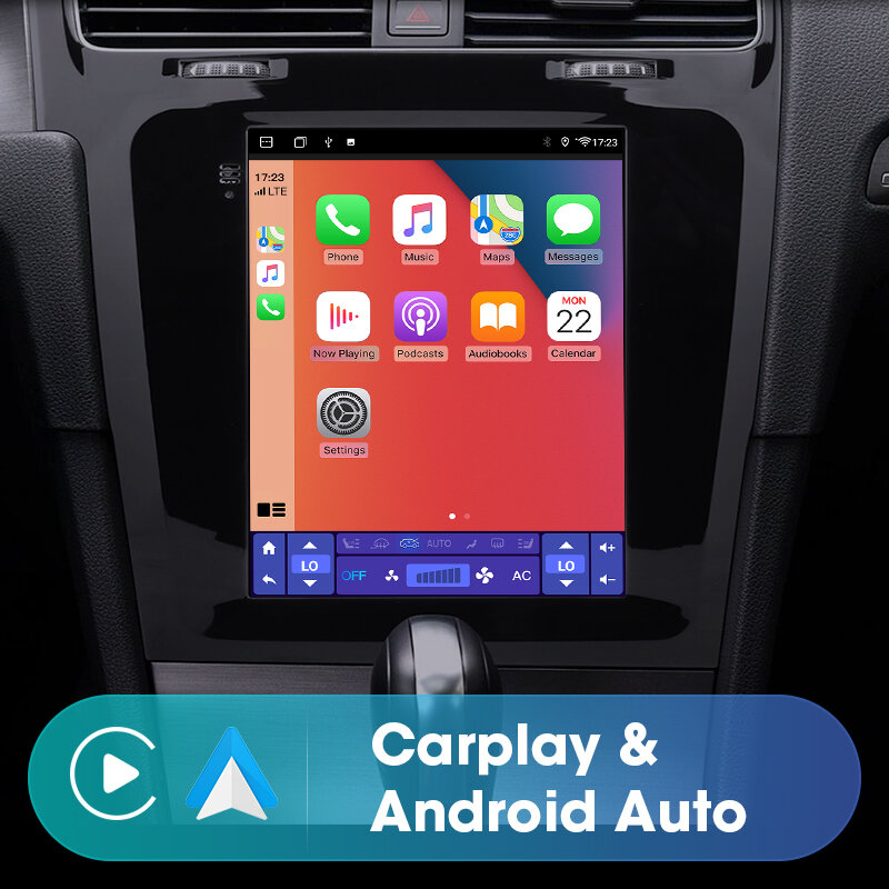 Vtopek Android 11 lettore multimediale per auto per VW Volkswagen Golf 7 VII 2014-2018 GPS Carplay unità principale di navigazione con schermo verticale