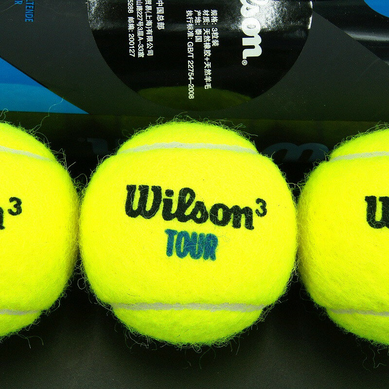 Wilson Bola Latihan Tenis Terbuka Perancis Bola Permainan Tunggal Latihan Mandiri Bola Latihan Dalam dan Luar Ruangan Kebugaran 1 Ember