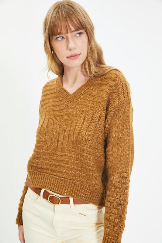 Trendyol-suéter de punto, tejido de malla, TWOAW22KZ1564