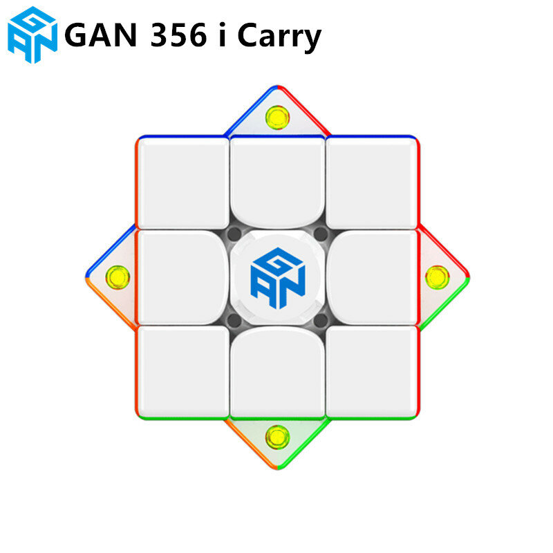 GAN 356 I Carry magnetyczna magiczna kostka prędkości profesjonalne antystresowe Puzzle zabawki typu Fidget prezenty dla dzieci GAN 356 ICarry
