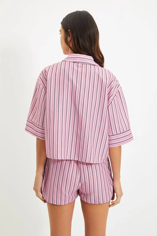 Trendyol Striped Woven Pyjamas set THMAW22PT0207