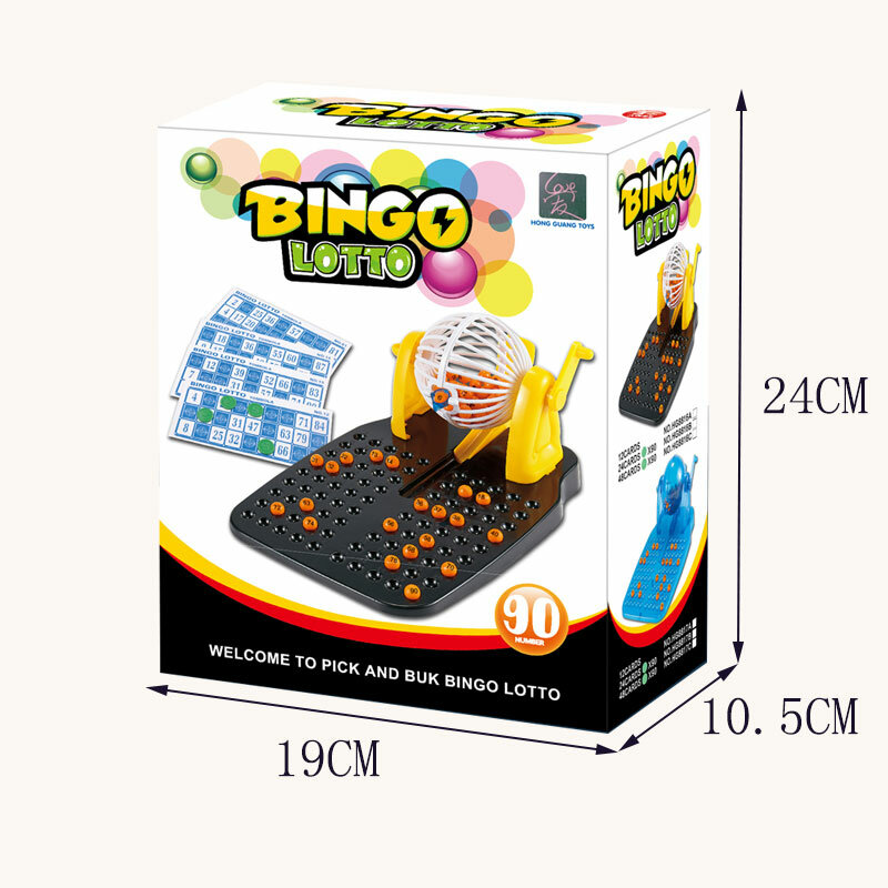 Children's Play 72 Card Bingo Game Machine Color Lotto For Kids 3+