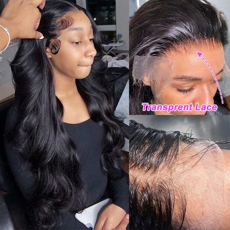 13X4 Wig Rambut Manusia Renda Depan Wig Gelombang Air Longgar Brasil Wig Frontal Renda Gelombang Tubuh Rambut Manusia Wig untuk Wanita