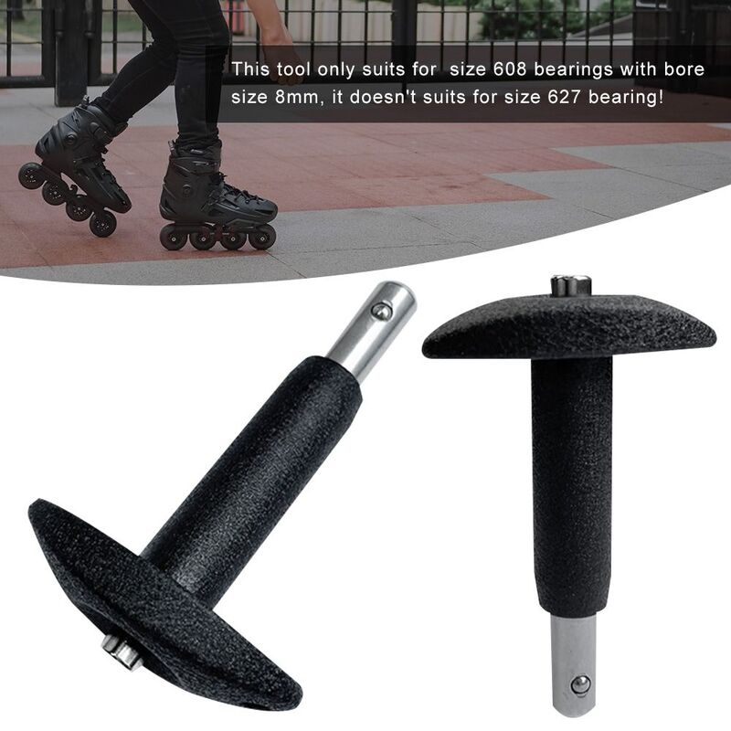 Convenient Longboard Skateboard Durable Bearing Puller Roller Remover Disassemble Tool Skate Bearing Remover