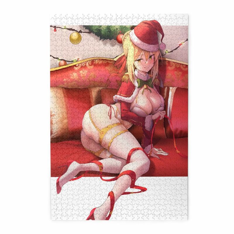 Anime Puzzle Fate Grand Order Poster 1000 pezzi Puzzle per adulti Doujin Nero Xmas Painting Comic Merch Hentai Sexy Room Decor
