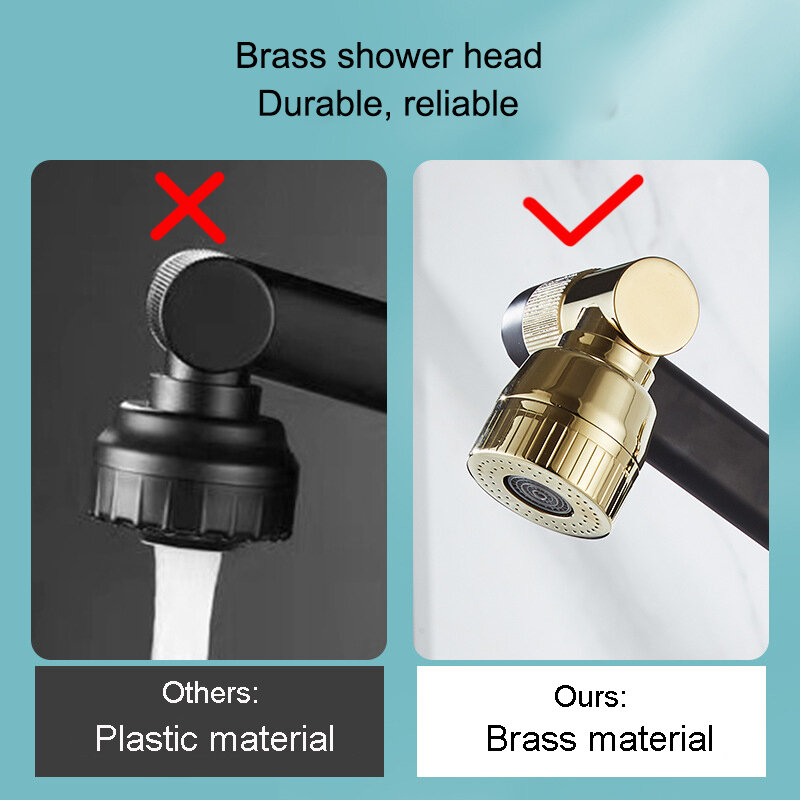 Brass Bathroom Sink 360 Rotating Faucet Basin Mixer Cranes Water Tap Shower Head Plumbing Tapware For Bathroom Accessories