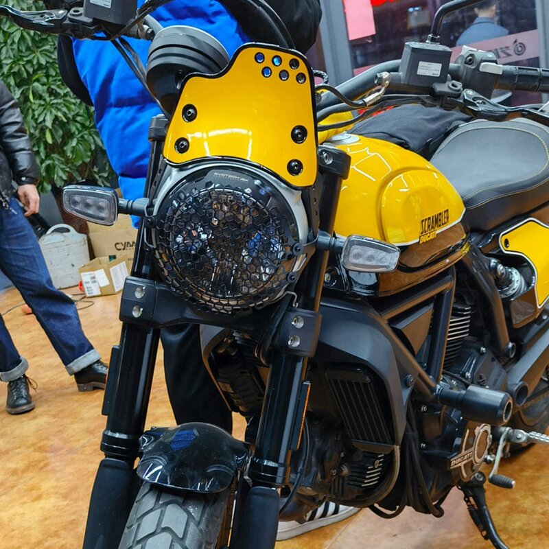 Parabrisas de motocicleta, protección contra el viento, Flyscreen para Ducati Scrambler 2015- 2021