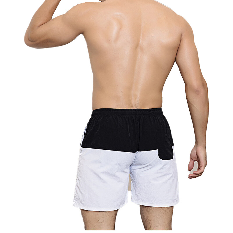 2022 calças de praia soltas masculinas personalizadas esportes secagem rápida calções casuais de três partes