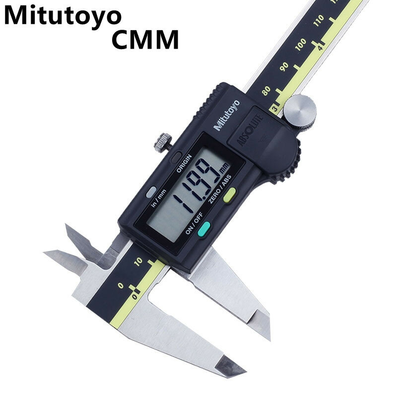 Mitutoyo-calibrador Digital LCD Vernier CMM, herramientas de medición de acero inoxidable, 12 pulgadas, 300mm, 500-193-30