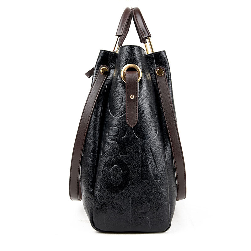 YILIAN Women's 2-piece Bag 2023 New women's leather handbag Messenger bag large capacity single shoulder bag
