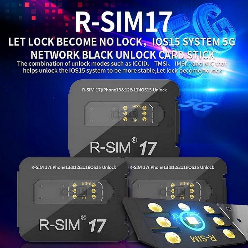 R-sim17 adesivo universal desbloquear adesivos de cartão de desbloqueio especial cartão para ios15 rede let lock tornar-se nenhum bloqueio para iphone13