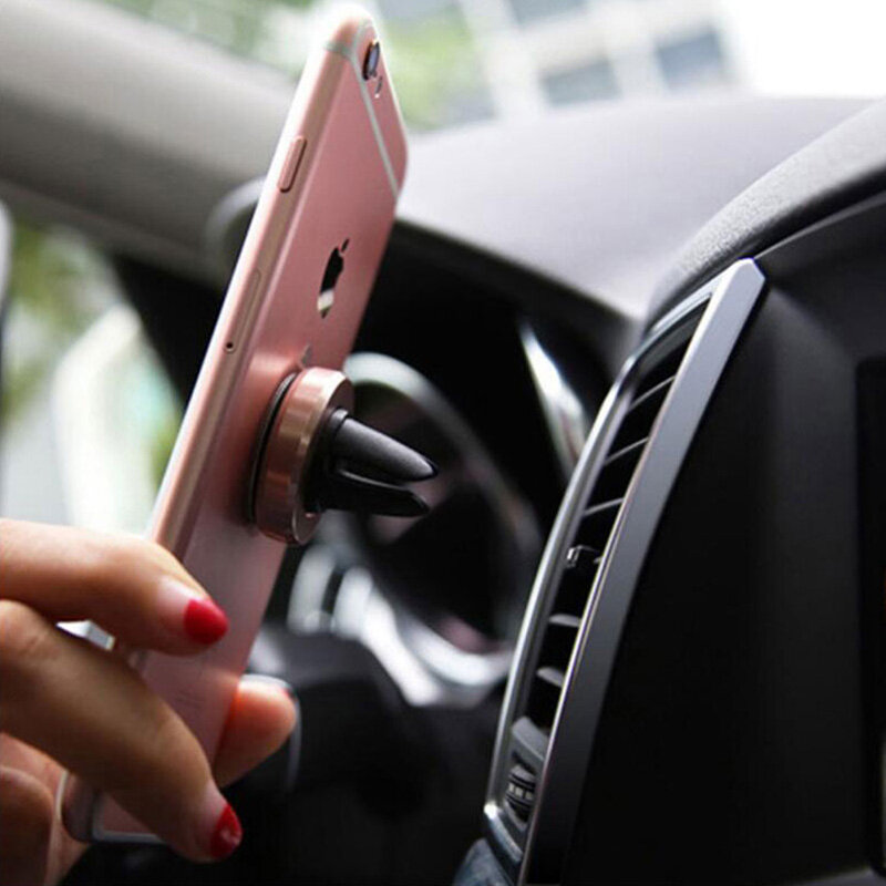 แม่เหล็กรถผู้ถือโทรศัพท์มือถือแม่เหล็กโทรศัพท์รถโทรศัพท์มือถือวงเล็บ GPS สำหรับ iPhone 12 13 Samsung Xiaomi ...