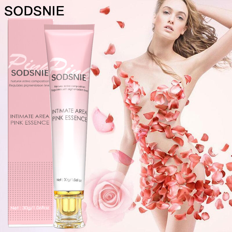 Intimate Area Pink Serum Moisturizing Whitening Deep Nourishment Remove Dullness Lighten Pigmentation Repair Body skin Care 30g