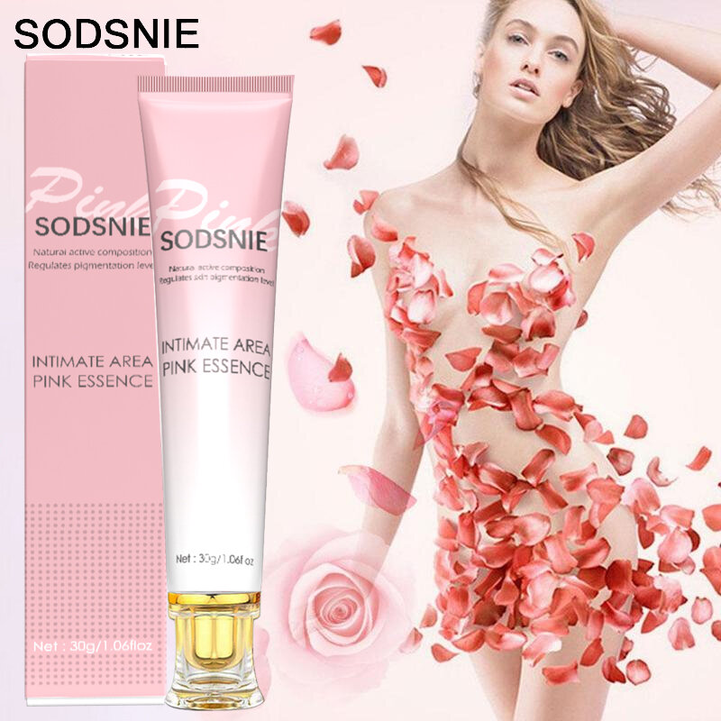 Intime Bereich Rosa Serum Feuchtigkeits Bleaching Tiefe Nahrung Entfernen Dumpfheit Erleichtern Pigmentierung Reparatur Körper haut Pflege 30g