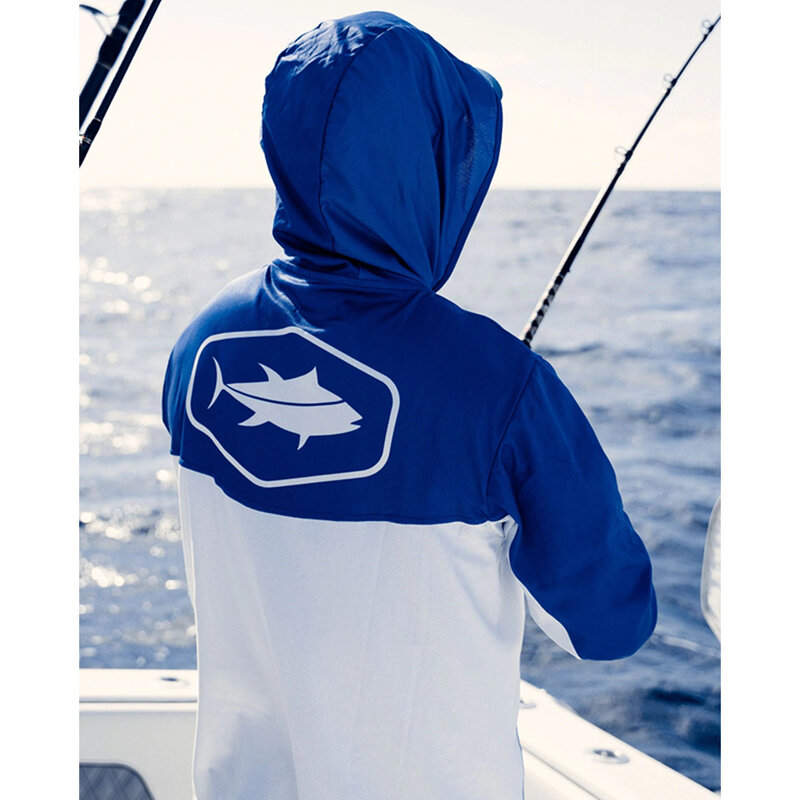 BILL FISH Gear męskie bluzy z długim rękawem wędkarskie w koszulkach Camo wydajność wędkarska odzież Camisa De Pesca wędkarskie koszulki przeciwsłoneczne